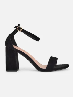 Royalfashion Damskie sandały eko zamszowe Qwadrat