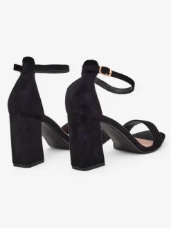 Royalfashion Damskie sandały eko zamszowe Qwadrat