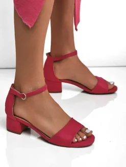 Royalfashion Damskie sandały na niskim obcasie SoftHeels