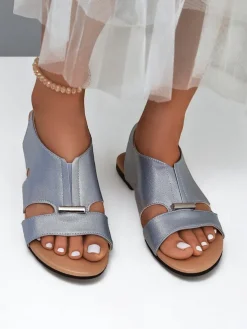 Royalfashion Damskie sandały na płaskiej podeszwie Solea Comfort