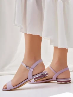 Royalfashion Damskie sandały na płaskiej podeszwie Aronies