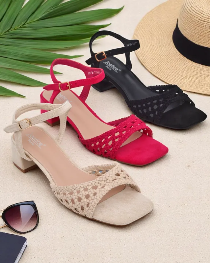 Royalfashion Damskie sandały ażurowe Azopi