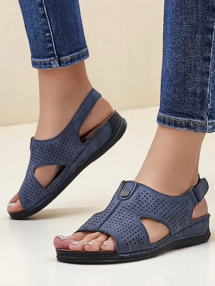 Royalfashion Damskie sandały ażurowe Leminni