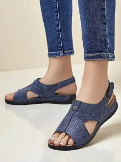 Royalfashion Damskie sandały ażurowe Leminni