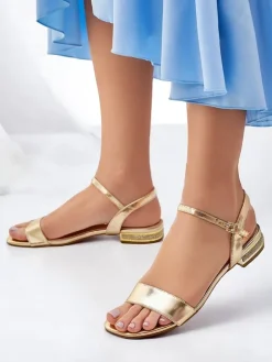 Royalfashion Damskie sandały na płaskiej podeszwie Aronies