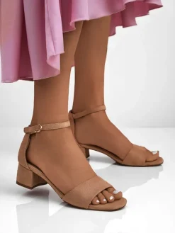 Royalfashion Damskie sandały na niskim obcasie SoftHeels