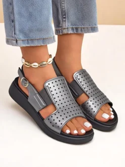 Royalfashion Damskie sandały na grubszej podeszwie BreezyStep