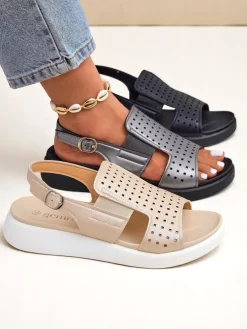 Royalfashion Damskie sandały na grubszej podeszwie BreezyStep