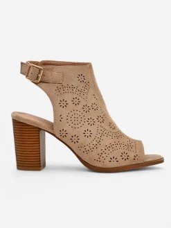 Royalfashion Damskie sandały na słupku ażurowe Abetle