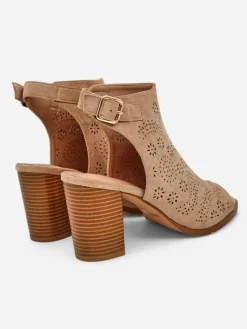 Royalfashion Damskie sandały na słupku ażurowe Abetle