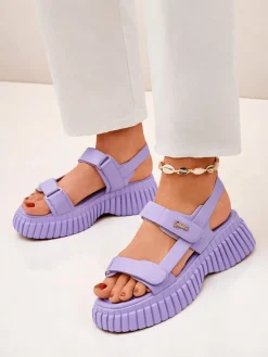 Royalfashion Damskie sandały na grubszej podeszwie Hortez