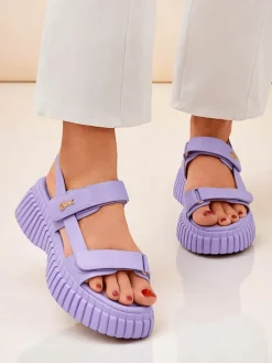 Royalfashion Damskie sandały na grubszej podeszwie Hortez