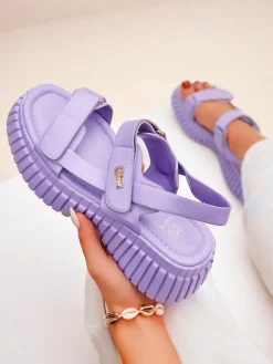 Royalfashion Damskie sandały na grubszej podeszwie Hortez