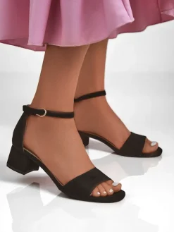 Royalfashion Damskie sandały na niskim obcasie SoftHeels