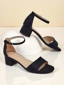 Royalfashion Damskie sandały na niskim obcasie SoftHeels