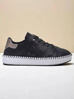 Royalfashion Damskie sneakersy ażurowe Luna Lace