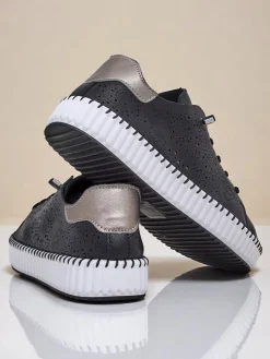 Royalfashion Damskie sneakersy ażurowe Luna Lace