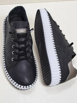 Royalfashion Damskie sneakersy ażurowe Luna Lace