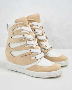 Royalfashion Damskie sportowe botki na koturnie Pamstinsa