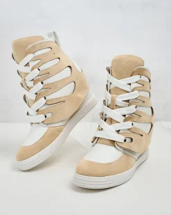 Royalfashion Damskie sportowe botki na koturnie Pamstinsa