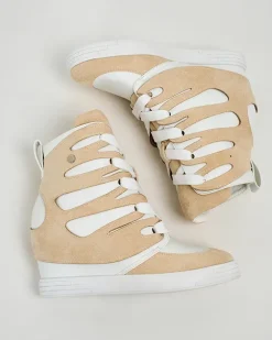 Royalfashion Damskie sportowe botki na koturnie Pamstinsa