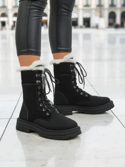 Royalfashion Damskie trapery z futerkiem Nasaha