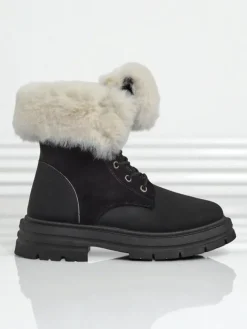 Royalfashion Damskie trapery z futerkiem Nasaha