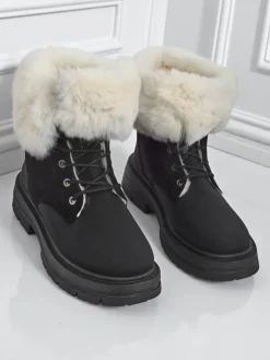 Royalfashion Damskie trapery z futerkiem Nasaha