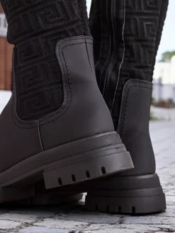 Royalfashion Damskie wsuwane kozaki Bezzonu