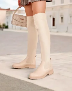 Royalfashion Damskie wsuwane kozaki Bifonus