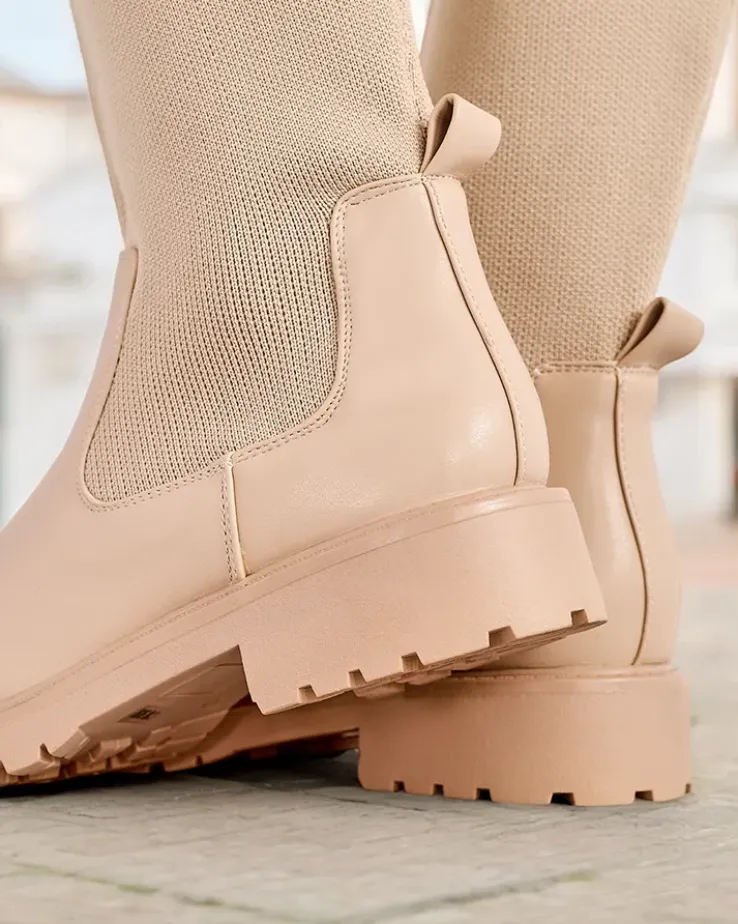 Royalfashion Damskie wsuwane kozaki Bifonus