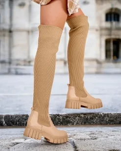 Royalfashion Damskie wsuwane kozaki Zorumi