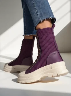 Royalfashion Damskie wysokie botki typu workery Fosilla