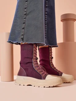 Royalfashion Damskie wysokie botki typu workery Fosilla