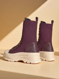 Royalfashion Damskie wysokie botki typu workery Fosilla