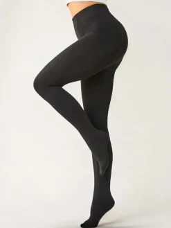 Royalfashion Damskie zimowe rajstopy ocieplane