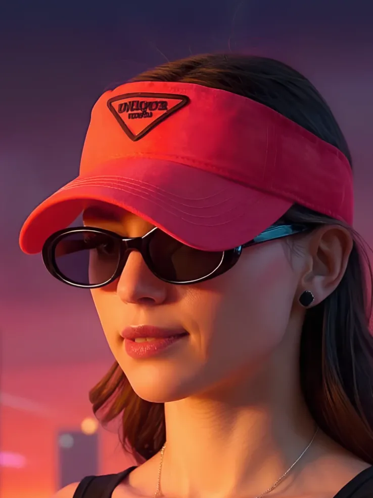 Royalfashion Daszek Przeciwsłoneczny Neon Glow