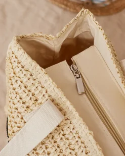 Royalfashion Duża słomiana torebka damska