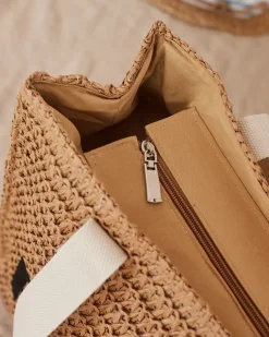 Royalfashion Duża słomiana torebka damska