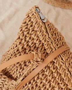 Royalfashion Duża słomiana torebka damska