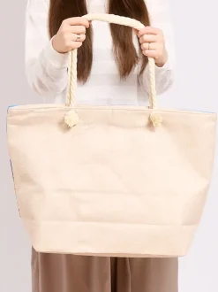 Royalfashion Duża torba materiałowa z printem