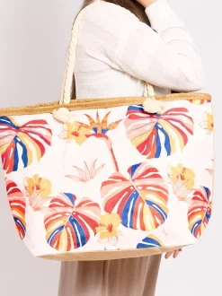 Royalfashion Duża torba materiałowa z printem