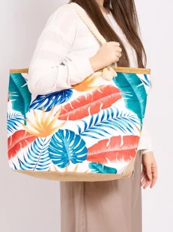 Royalfashion Duża torba materiałowa z printem