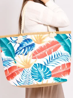 Royalfashion Duża torba materiałowa z printem