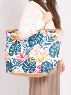 Royalfashion Duża torba materiałowa z printem