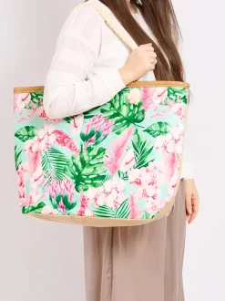 Royalfashion Duża torba materiałowa z printem