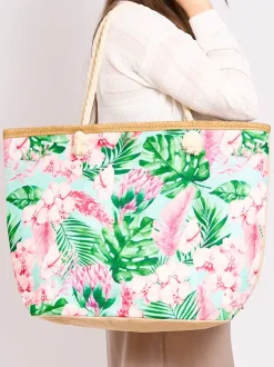 Royalfashion Duża torba materiałowa z printem