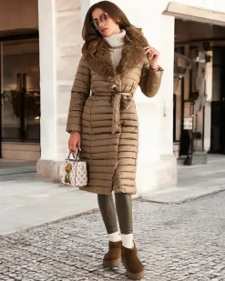 Royalfashion Długa kurtka damska