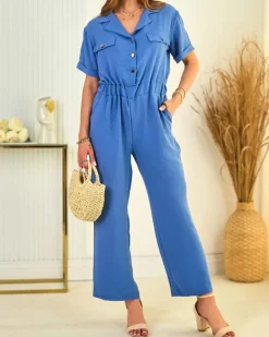 Royalfashion Długi kombinezon damski