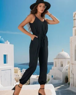 Royalfashion Długi kombinezon damski